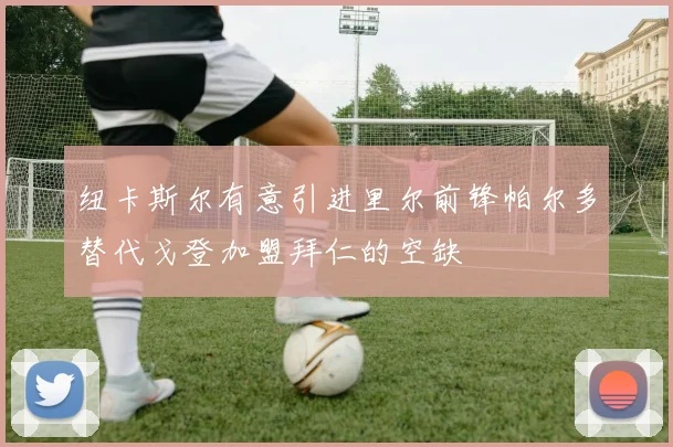纽卡斯尔有意引进里尔前锋帕尔多替代戈登加盟拜仁的空缺
